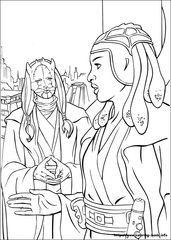 Star Wars coloring picture